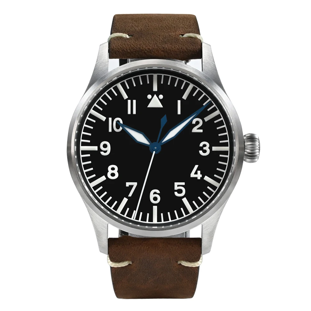 Unisex Watch San  41mm Stainless Steel Clic Pilot Watch ST3621 Manual Mechanical - £270.23 GBP