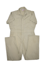 Vintage Dickies Coveralls Mens 42 Khaki Mechanic Jumpsuit Faded Short Sl... - £34.13 GBP