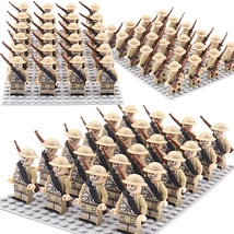 Set of 20 ww2 British soldier minifigures building blocks toys army lego... - $19.99