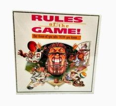 Vintage Rules of the Game Sports Trivia Board Game 1995 NEW SEALED - £7.47 GBP