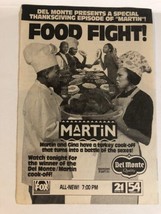 Martin Tv Series Print Ad Vintage Martin Lawrence TPA4 - £4.68 GBP