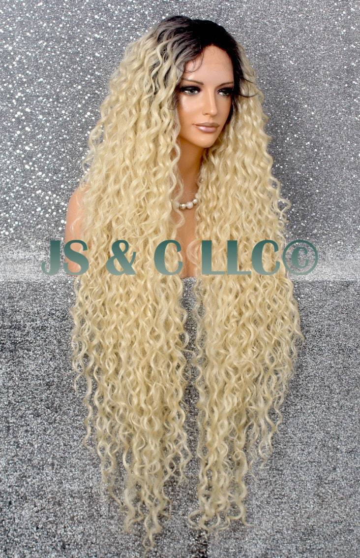 Extra Long Spiral Curly wig Full Volume w. Baby Hair Heat Safe Lace Front Human  Item image 4