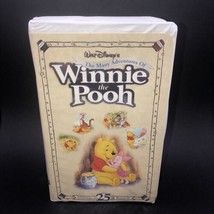 The Many Adventures of Winnie the Pooh VHS, 2002 Walt Disney&#39;s 25th Anniversary - £5.50 GBP