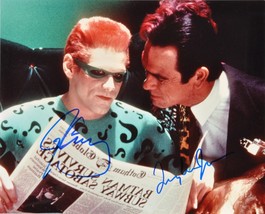 Jim Carrey Tommy Lee Jones Cast Signed Photo X2 - Batman Forever w/COA - £258.80 GBP