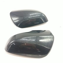 2x CYAuto Fits Forester Outback Black Carbon Fiber Side View Mirror Cover NOS - £52.77 GBP