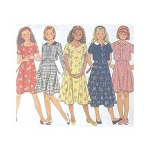 Butterick Sewing Pattern 4362 Jacket Flared Princess Seam Dress Girls Si... - $8.99