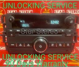 UNLOCKING SERVICE 09 - 11 GMC Radio AUX MP3 CD Disc Player US8 iPod OEM ... - $34.65