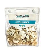 Buttons Galore Button Grab Bag Bonanza Collection Ivory - $194.53 MXN
