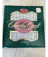 CHARLES CRAFT Cross Stitch Tear Away Waste Canvas 8.5 Count 12 X 18 inch... - £11.07 GBP