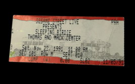 Vintage 1991 Sesame Street Live Sleeping Birdie Ticket Stubs Las Vegas 1... - $705.25 MXN
