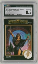 CGC 8.5 Gold Border 1991 AD&amp;D TSR RPG Card #327 Clyde Caldwell Fantasy Girl Art - £19.74 GBP