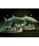 3D Printed Nafarrate Shark Lovecraftian Bestiary 28 32 mm D&amp;D - $12.77+