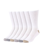 Blue PL-SCM-1046-10-GRY Men&#39;s Cushioned Crew Socks, 6 Pair, White/Khaki ... - $32.44 CAD