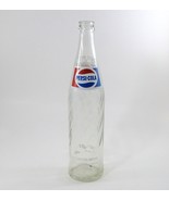 Pepsi-Cola Soda Bottle 16 Fl. Oz. One Pint Swirl Glass Money Back Vintag... - £6.00 GBP