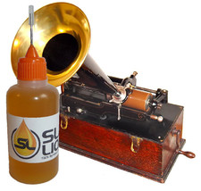 Slick Liquid Lube Bearings BEST 100% Synthetic Oil for Edison or Any Phonograph - £7.76 GBP