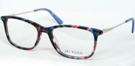 Jai Kudo JK017 C3 Red Blue Brown /GOLD Eyeglasses Glasses Frame 50-16-135mm - $67.52