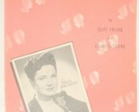 Vintage Don&#39;t Sweetheart Me Sheet Music 1943 - £3.92 GBP