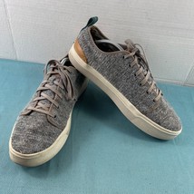 Toms Sneakers Men 12 M Travel Lite Shoes Black Gray Lace Up Casual Comfort - $291.90 MXN