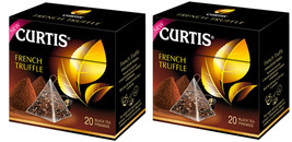 CURTIS Black Tea French Truffle SET of 2 BOXES X 20=40 Pyramids US Selle... - £9.27 GBP