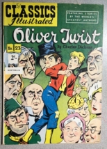 Classics Illustrated #23 Oliver Twist (Hrn 125 Wl) Australian Comic VG+/FINE- - £19.73 GBP