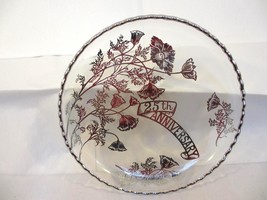 Silver City Flanders 25TH Anniversary Three Footed Candy Dish - £15.74 GBP