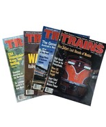 Vintage Rail Road Magazines RailRoading Train Magazine 1993 Set 4 u - $35.99