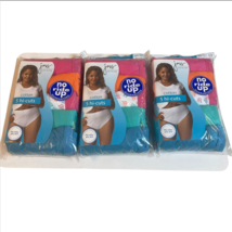 Just My Size Cotton Briefs Panties Plus Sz 13 15 Pairs Hi Cut Pink Lot N... - $49.99