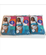 Just My Size Cotton Briefs Panties Plus Sz 13 15 Pairs Hi Cut Pink Lot N... - $919.74 MXN