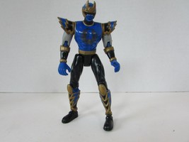 2002 Bandai Power Ranger Ninja Storm Navy Thunder TM/BVS 5.5&quot;  Toy Figure - £5.49 GBP