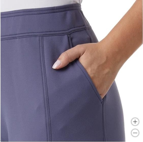 32 Degrees Womens Jogger Blue Pants Active Pockets Stretch Comfortable Soft Item image 5