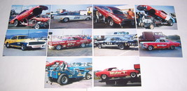 10 Assorted 1960&#39;s FUNNY CAR 4x6 Color Drag Racing Photos - £12.08 GBP