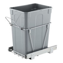 VEVOR Pullout Trash Can, 35 QT Garbage Recycling Bin, Sliding System and... - $49.90