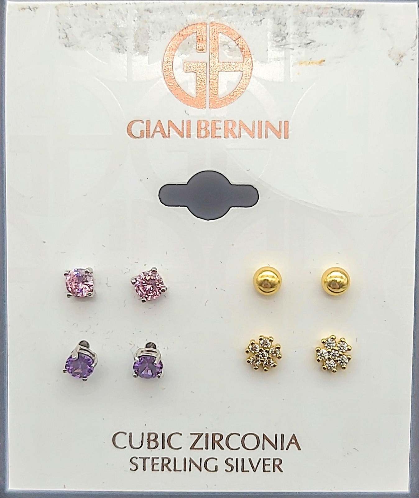 Giani Bernini Sterling Silver Earring Set, Multistone Stud Earring Set - $35.00