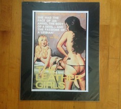 The Leather Girls An Original Private Edition Novel Vintage  Poster 20 X 16 - £51.43 GBP