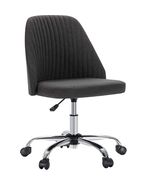 Stylish Adjustable Armless Swivel Task Chair for Home Office and Small S... - $98.99