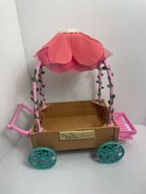 American Girl Wellie Wishers Floral Cart Wagon Love and Caring Carriage Vines - £16.46 GBP