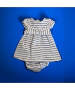 Kate Spade Girl Periwinkle Blue &amp; White Striped Dress Bloomers Size 12M ... - $462.85 MXN