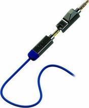 GIIK 3-Feet 3.5mm Stereo Cable with Microphone Adapter, Black - £10.02 GBP