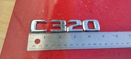 2001-2007 Mercedes C320 C230 Emblem Logo Letters Badge Trunk Rear Chrome OEM  - $9.45