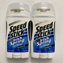 2 Pack - Vintage Speed Stick Irish Spring Icy Blast Deodorant, 3 oz ea - £20.82 GBP
