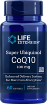 MAKE OFFER! 3 PACK Life Extension Super Ubiquinol CoQ10 100 mg 60 gel image 1