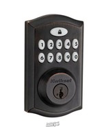 Kwikset-SmartCode 913 Venetian Bronze Single Cylinder Electronic Deadbolt - $75.99
