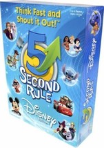 5 Second Rule Disney Edition Fun Family Game About Favorite Disney Chara... - $16.10