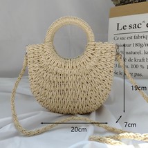 Summer Handmade Bags for Women Beige addstrap S As Picture - £15.10 GBP