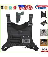Adjustable Outdoor Sports Chest Bag with Pistol Holster for Hiking &amp; Run... - $81.11 CAD