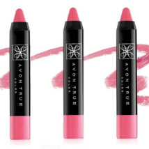 3 Avon Ultra Color Lip Crayon Liner &amp; Color 0.098 oz (Charming Pink) - S... - $19.64