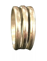 Three Line Pattern Mexico Sterling Silver 925 Ring Band Size 9 - $35.00