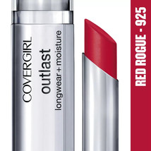 Covergirl Outlast # 925 Red Rouge Longwear + Moisture Lipstick 2 Piece - $9.95