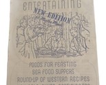 Vtg General Mills Martha Meade Guide to Entertaining Recipe Fold Out Boo... - $14.80