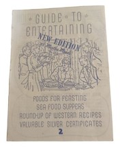 Vtg General Mills Martha Meade Guide to Entertaining Recipe Fold Out Boo... - $14.80